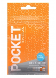 Карманный мастурбатор HEXA-BRICK - Tenga - в Северске купить с доставкой