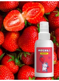 Универсальная смазка с ароматом клубники  Москва Вкусная  - 100 мл. - Москва - купить с доставкой в Северске