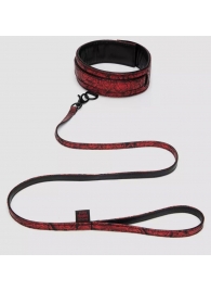 Стильный ошейник с поводком Reversible Faux Leather Collar and Lead - Fifty Shades of Grey - купить с доставкой в Северске