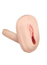 Мастурбатор-вагина с вибрацией и выносным пультом управления REALSTUFF SMOOTH   BALD - Dream Toys - в Северске купить с доставкой