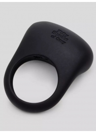 Черное эрекционное виброкольцо Sensation Rechargeable Vibrating Love Ring - Fifty Shades of Grey - в Северске купить с доставкой