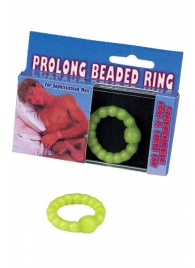 Салатное эрекционное кольцо с бусинами - Tonga - в Северске купить с доставкой