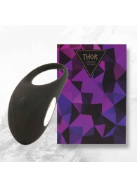 Черное эрекционное виброкольцо Thor Cockring - FeelzToys - в Северске купить с доставкой