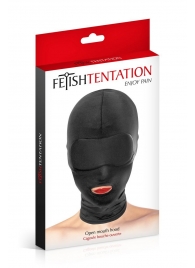 Сплошная маска на голову с прорезью для рта - Fetish Tentation - купить с доставкой в Северске
