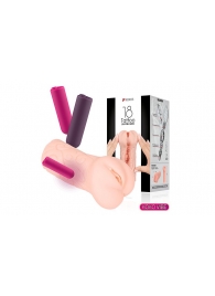 Телесный вибромастурбатор-вагина Tattoo Auto - KOKOS - в Северске купить с доставкой