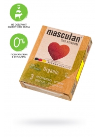 Экологически чистые презервативы Masculan Organic - 3 шт. - Masculan - купить с доставкой в Северске