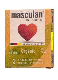 Экологически чистые презервативы Masculan Organic - 3 шт. - Masculan - купить с доставкой в Северске
