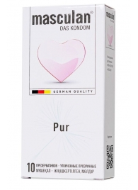 Супертонкие презервативы Masculan Pur - 10 шт. - Masculan - купить с доставкой в Северске