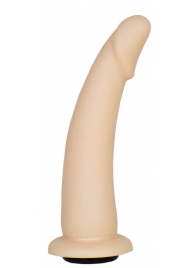 Телесная гладкая насадка-фаллоимитатор Harness - 17 см. - LOVETOY (А-Полимер) - купить с доставкой в Северске