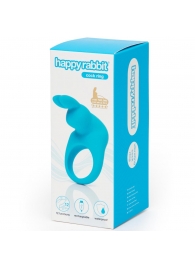 Голубое эрекционное виброкольцо Happy Rabbit Rechargeable Rabbit Cock Ring - Happy Rabbit - в Северске купить с доставкой