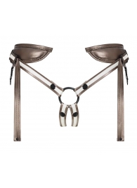 Бронзовый пояс для насадок Desirous Harness - Strap-on-me - купить с доставкой в Северске