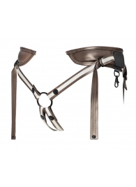Бронзовый пояс для насадок Desirous Harness - Strap-on-me - купить с доставкой в Северске