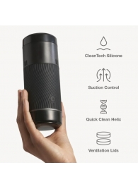Черный мастурбатор с контролем всасывания Arcwave Pow Stroker - Arcwave - в Северске купить с доставкой