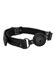 Черный кляп-шарик BALL GAG DIAMOND - Dream Toys - купить с доставкой в Северске