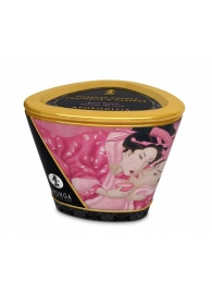 Массажная свеча Rose Petals с ароматом розы - 170 мл. - Shunga - купить с доставкой в Северске