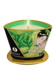 Массажная свеча Exotic Green Tea с ароматом зелёного чая - 170 мл. - Shunga - купить с доставкой в Северске