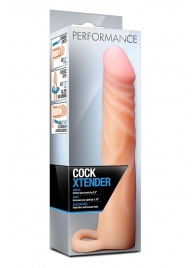 Телесная насадка на пенис Cock Xtender - 17,7 см. - Blush Novelties - в Северске купить с доставкой