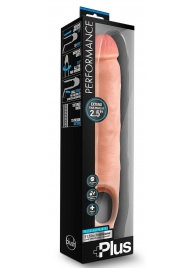 Телесная насадка-удлинитель 11.5 Inch Silicone Cock Sheath Penis Extender - 29,2 см. - Blush Novelties - в Северске купить с доставкой