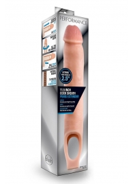 Телесная насадка на пенис 11.5 Inch Cock Sheath Penis Extender - 29,2 см. - Blush Novelties - в Северске купить с доставкой
