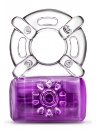 Фиолетовое эрекционное виброкольцо One Night Stand Vibrating C-Ring - Blush Novelties - в Северске купить с доставкой