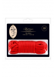 Красная веревка для фиксации - 10 м. - Sweet Caress - купить с доставкой в Северске