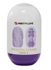 Сиреневый мастурбатор-яйцо Smooth Stripes - Baile - в Северске купить с доставкой
