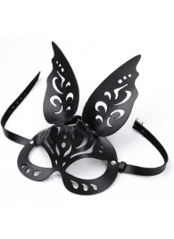 Черная ажурная маска  Зайка  с ушками - Crazy Handmade - купить с доставкой в Северске