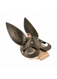 Черная гладкая маска  Зайка  с длинными ушками - Crazy Handmade - купить с доставкой в Северске