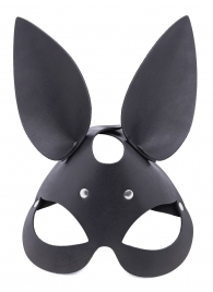 Черная гладкая маска  Зайка  с длинными ушками - Crazy Handmade - купить с доставкой в Северске