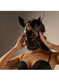 Черная маска  Собака  с ушками - Crazy Handmade - купить с доставкой в Северске