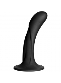 Черная изогнутая насадка Vac-U-Lock G-Spot - 16,5 см. - Doc Johnson - купить с доставкой в Северске