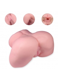 Реалистичный мастурбатор-полуторс с 2 рабочими отверстиями - S-HANDE - в Северске купить с доставкой