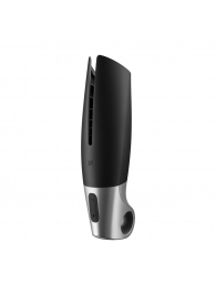 Черный мастурбатор с вибрацией Power Masturbator - Satisfyer - в Северске купить с доставкой