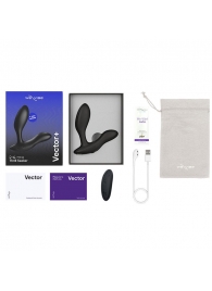Черный анальный вибратор We-Vibe Vector+ - We-vibe - в Северске купить с доставкой