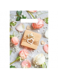 Полиэтиленовый пакет  Подарочек  с вырубной усиленной ручкой - 20 х 30 см. - Сима-Ленд - купить с доставкой в Северске