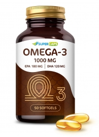 Пищевая добавка SuperCaps OMEGA-3 - 50 капсул (1000 мг) - SuperCaps - купить с доставкой в Северске