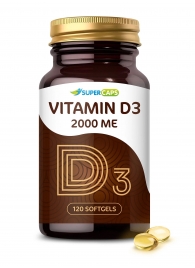 Пищевая добавка SuperCaps VITAMIN D3 2000 ME - 120 капсул - SuperCaps - купить с доставкой в Северске