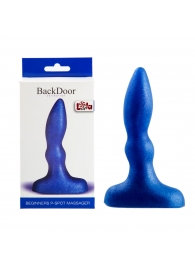 Синий анальный стимулятор Beginners p-spot massager - 11 см. - Lola Games - в Северске купить с доставкой