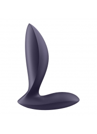 Фиолетовый анальный вибростимулятор Power Plug - Satisfyer - в Северске купить с доставкой