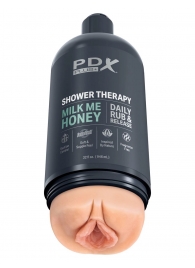 Телесный мастурбатор-вагина Shower Therapy Milk Me Honey - Pipedream - в Северске купить с доставкой