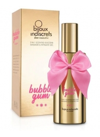 Гель с ароматом жвачки Bubblegum 2-in-1 Scented Silicone Massage And Intimate Gel - 100 мл. - Bijoux Indiscrets - купить с доставкой в Северске