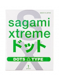 Презерватив Sagami Xtreme Type-E с точками - 1 шт. - Sagami - купить с доставкой в Северске