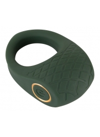 Зеленое эрекционное виброкольцо Luxurious Vibro Cock Ring - Orion - в Северске купить с доставкой