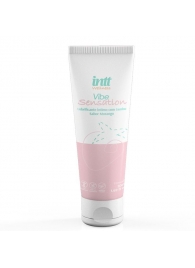 Лубрикант на водной основе Vibe Sensation с клубничным вкусом и легким вибрирующим эффектом - 50 гр. - INTT - купить с доставкой в Северске