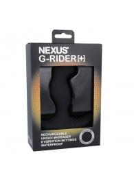 Черный вибромассажер простаты Nexus G-Rider+ - 12,6 см. - Nexus Range - в Северске купить с доставкой