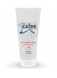 Лубрикант на водной основе Just Glide Strawberry с ароматом клубники - 200 мл. - Orion - купить с доставкой в Северске