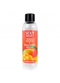 Массажное масло Sexy Sweet Juicy Mango с феромонами и ароматом манго - 75 мл. - Биоритм - купить с доставкой в Северске
