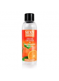 Массажное масло Sexy Sweet Fresh Orange с ароматом апельсина и феромонами - 75 мл. - Биоритм - купить с доставкой в Северске
