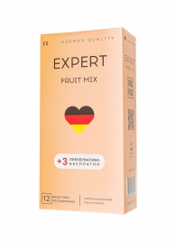 Ароматизированные презервативы EXPERT Fruit Mix - 12 шт.(+3 в подарок) - Expert - купить с доставкой в Северске