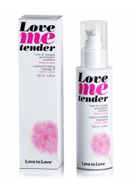 Съедобное согревающее массажное масло Love Me Tender Cotton Candy с ароматом сладкой ваты - 100 мл. - Love to Love - купить с доставкой в Северске